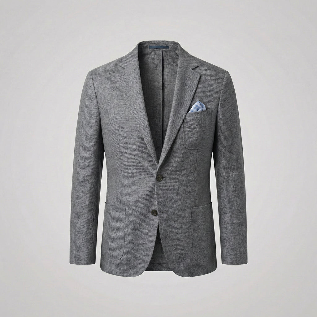 Men's Slim Fit Linen-Blend Blazer