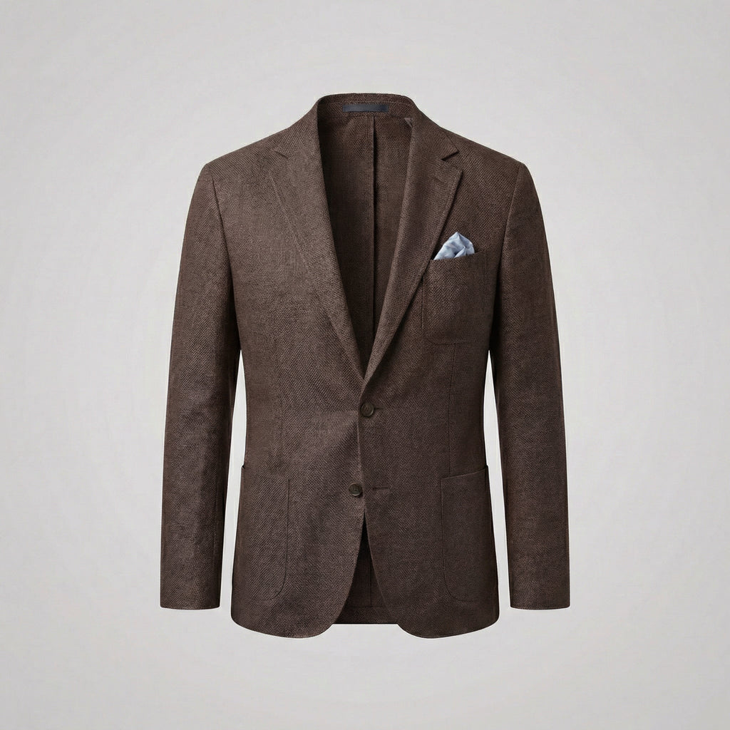 Men's Slim Fit Linen-Blend Blazer