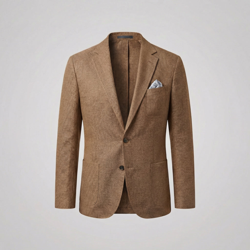 Men's Slim Fit Linen-Blend Blazer