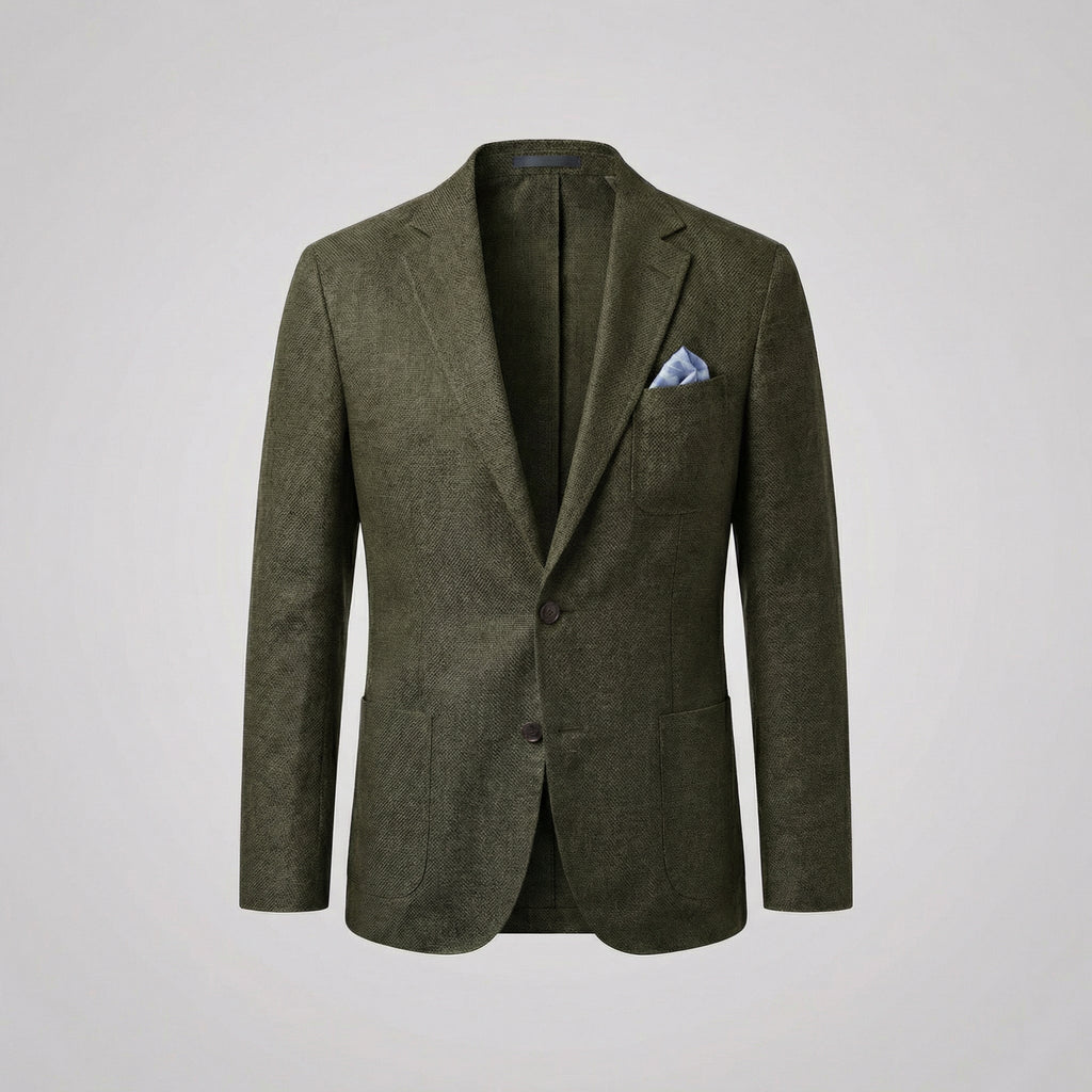 Men's Slim Fit Linen-Blend Blazer