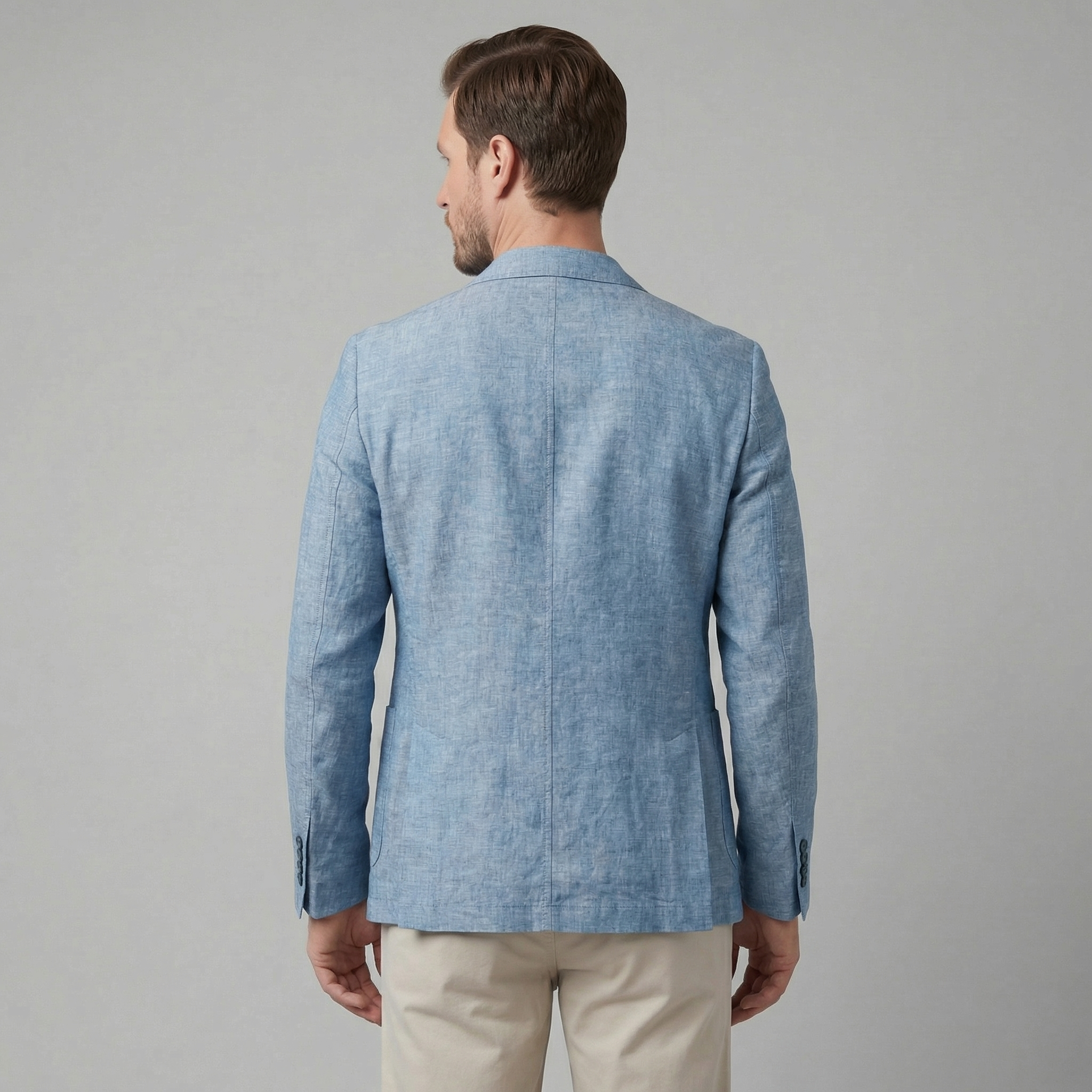 Men's Linen Blazer Jacket