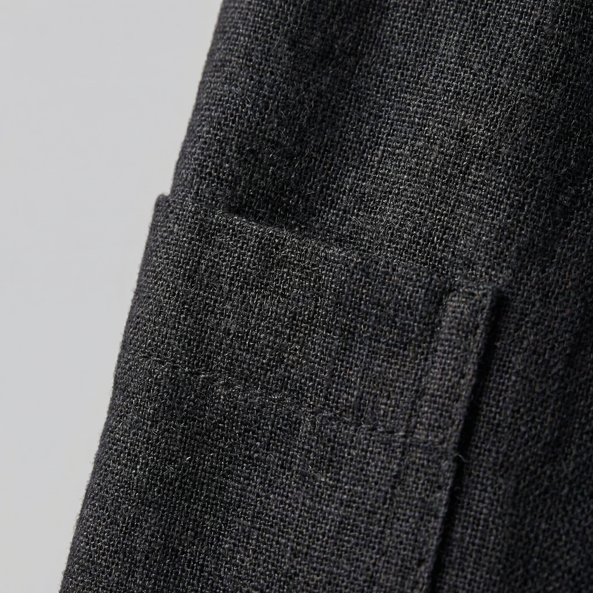 Men's Chambray Blue Linen Blazer Jacket