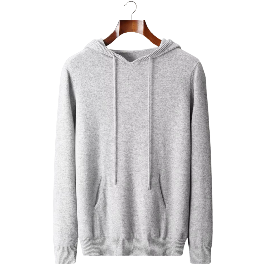 Fine Knit Wool Hoodie