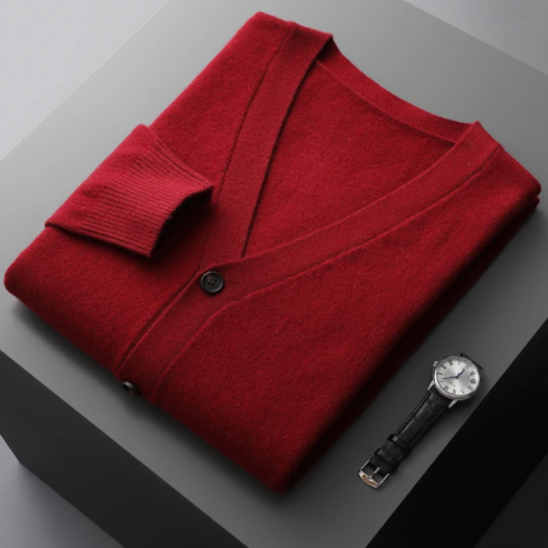 Men's V-Neck Cardigan