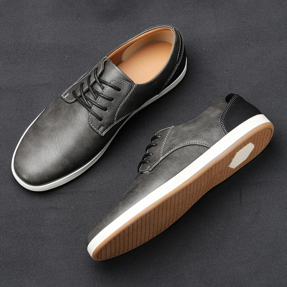 Men's Genuine Leather Sneakers