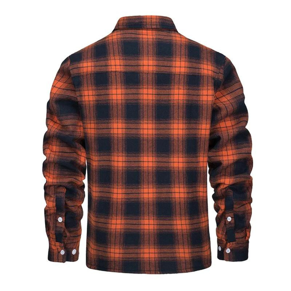Men's Sherpa Lined Plaid Shirt Jacket