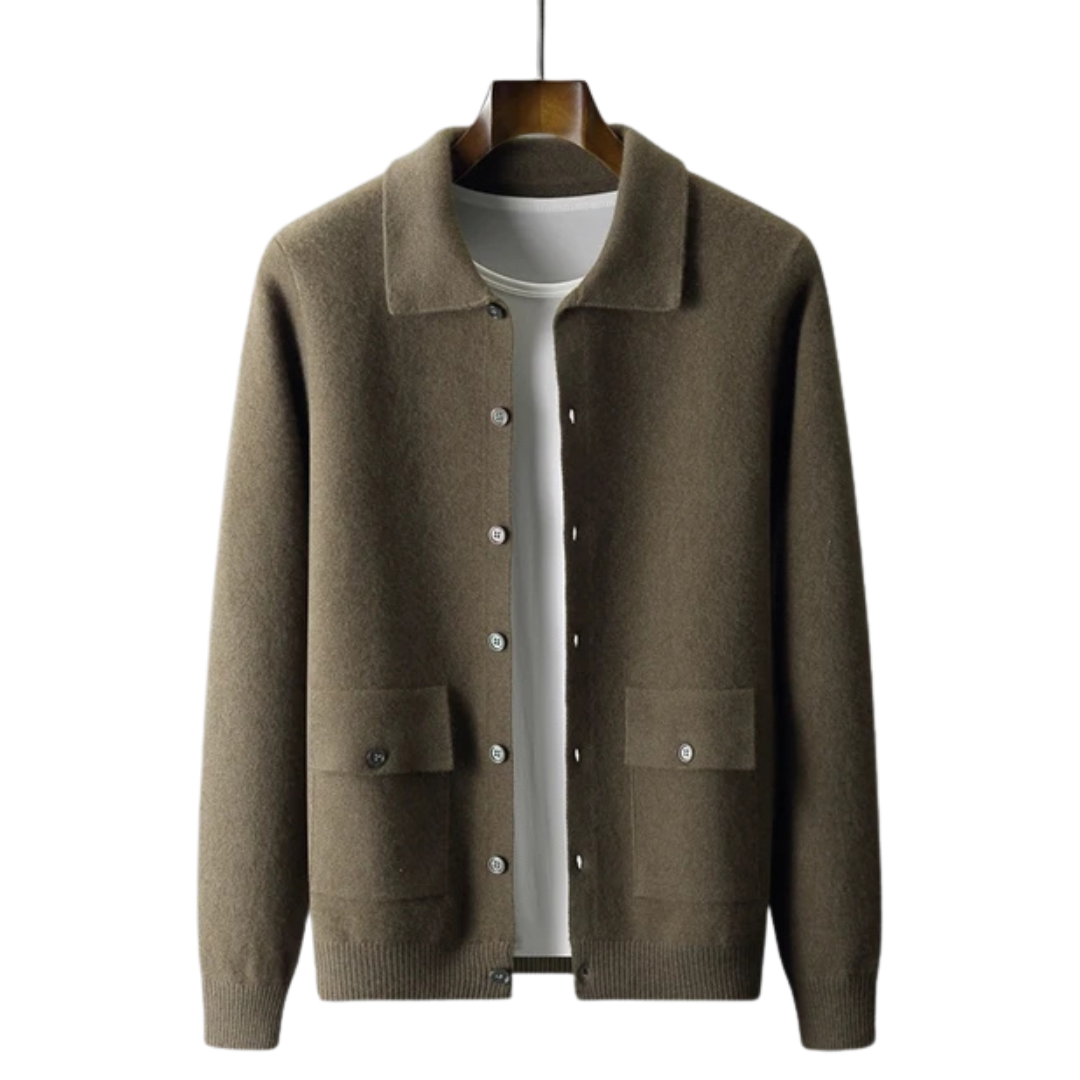 100% Cashmere Cardigan Jacket