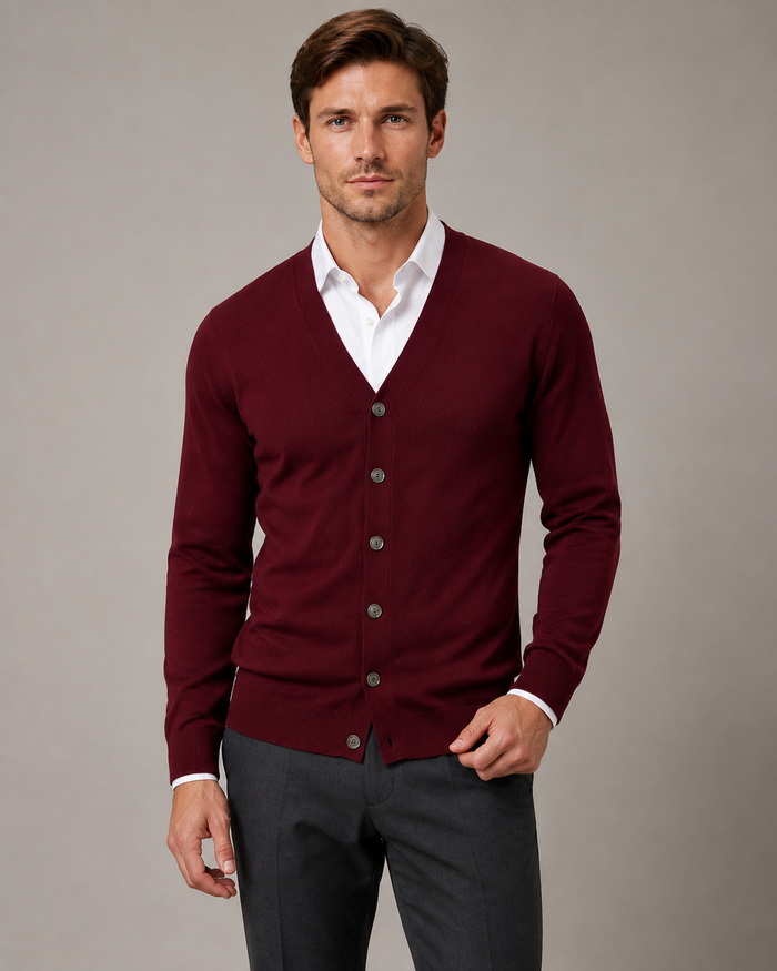 Men's Button-Down Cardigan