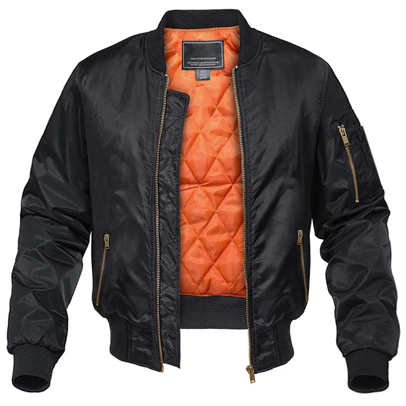 Men's Padded Bomber Jacket