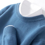 Men's Fine Knit Crew Neck Sweater