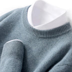 Men's Fine Knit Crew Neck Sweater
