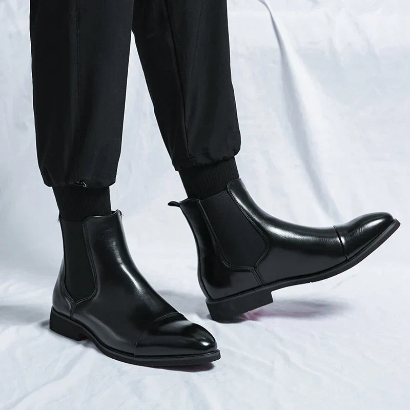 Men's Chelsea Pull-On Dress Boots