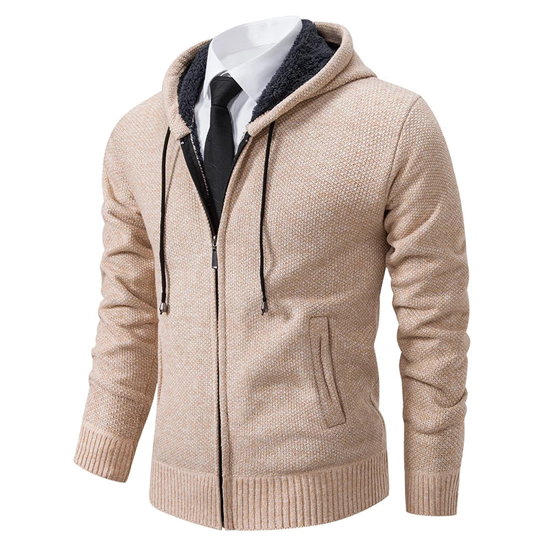 Fleece Zip-Up Cardigan