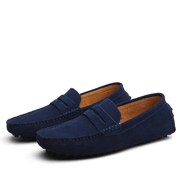 Suede marina loafers