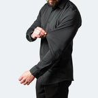 Men's Button-Down Long-Sleeved Shirt