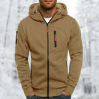 Men's Zip-Up Hooded Sweatshirt