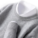 Men's Fine Knit Crew Neck Sweater