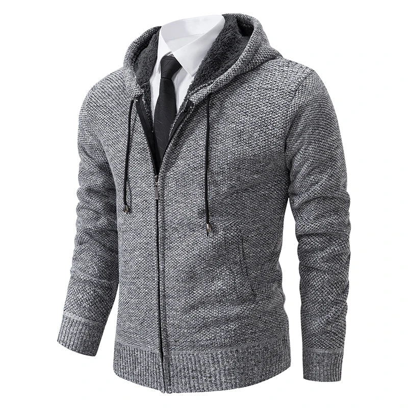 Fleece Zip-Up Cardigan