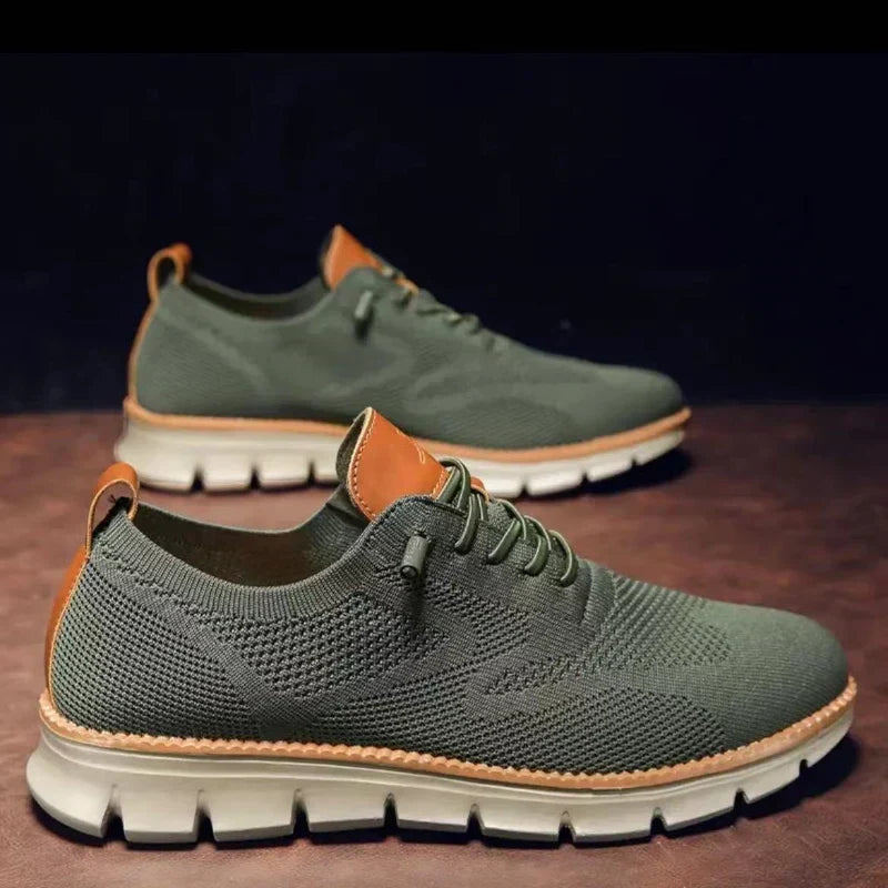 Men's Casual Trainers with Lace-Up Design