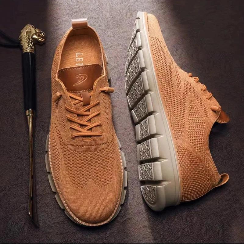 Men's Casual Trainers with Lace-Up Design