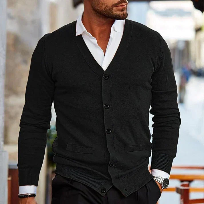 Men's Button-Down Cardigan