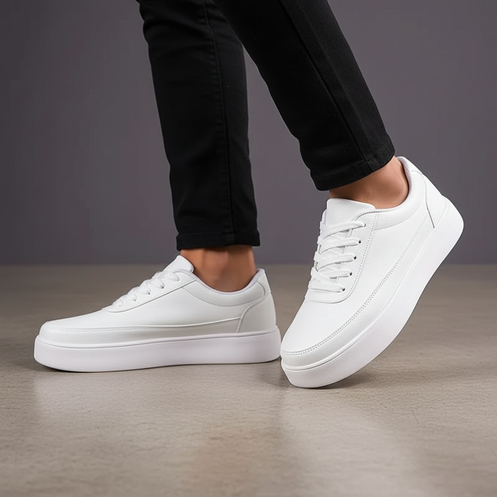 Synthetic Sneakers Regular Fit Men