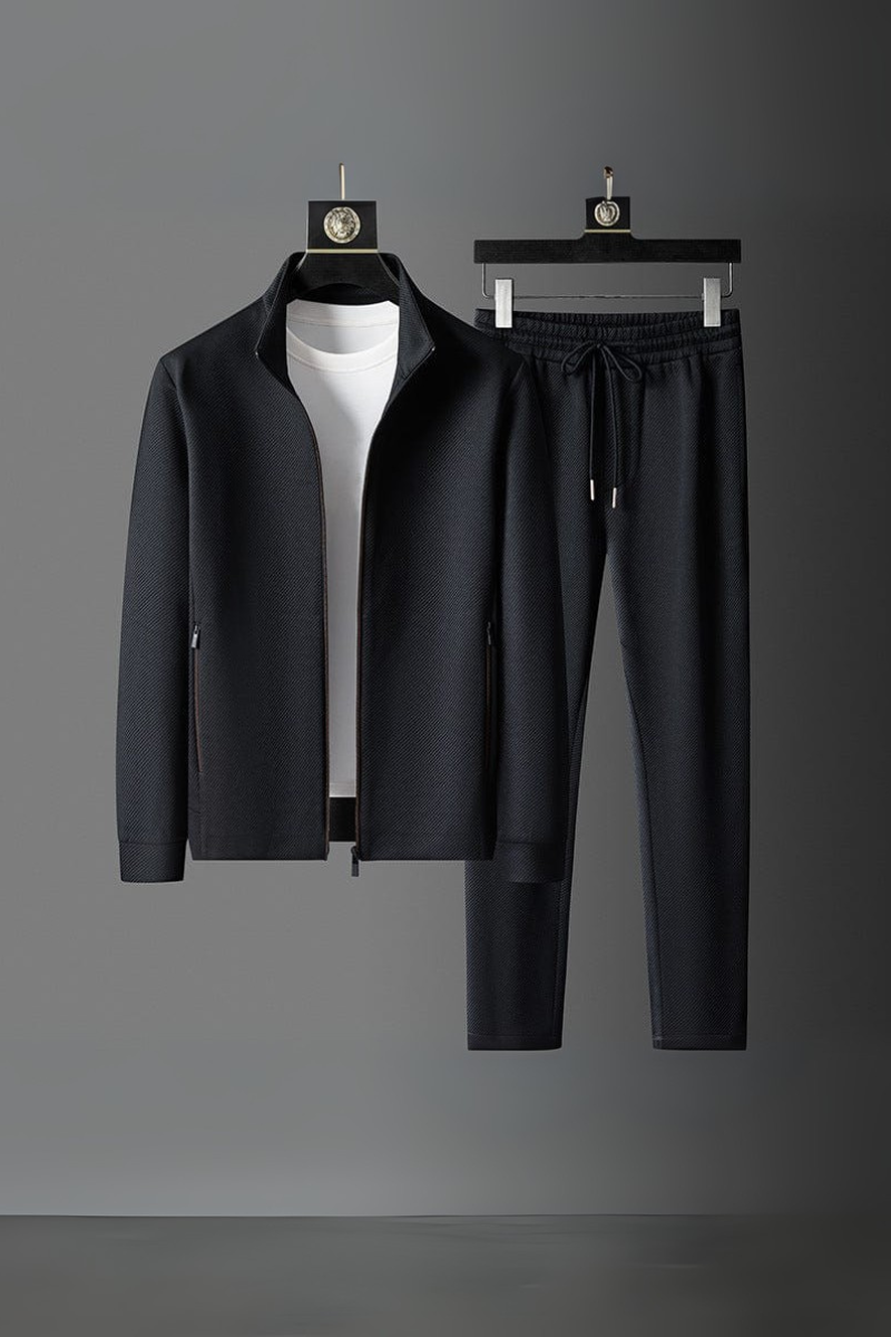 Cotton Zip Lounge Tracksuit Set for Men