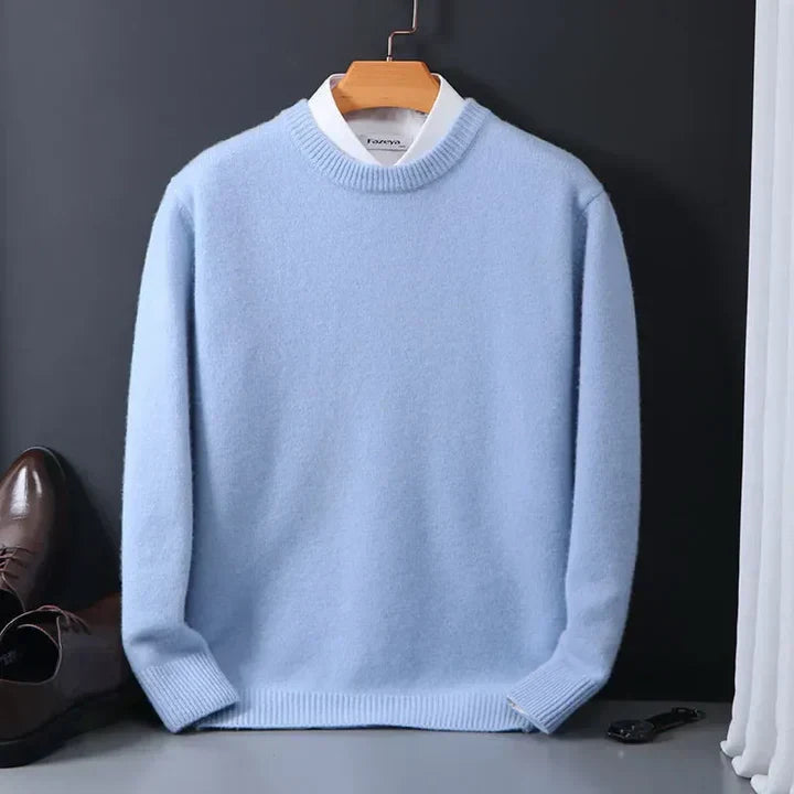 Classic Fine Wool Sweater for Men