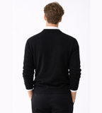 Men's Fine Knit Crew Neck Sweater