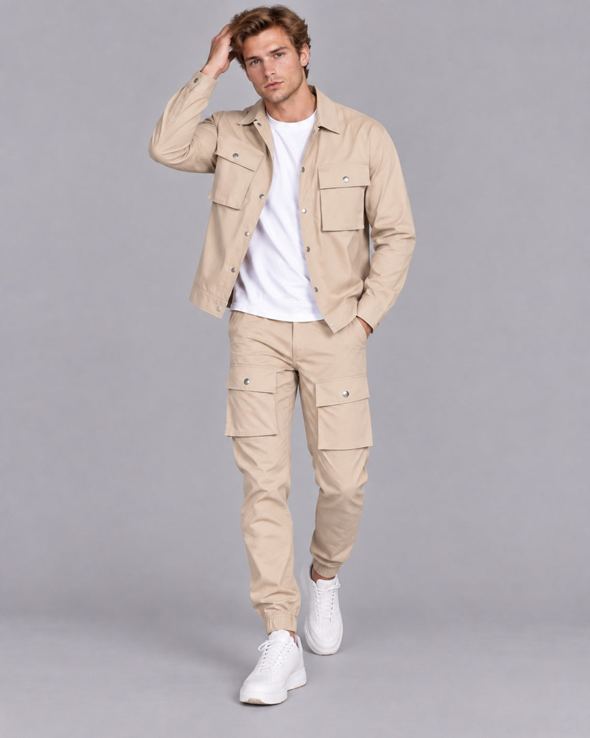 Men's Cargo Co-Ord Set | Two-Piece Outfit