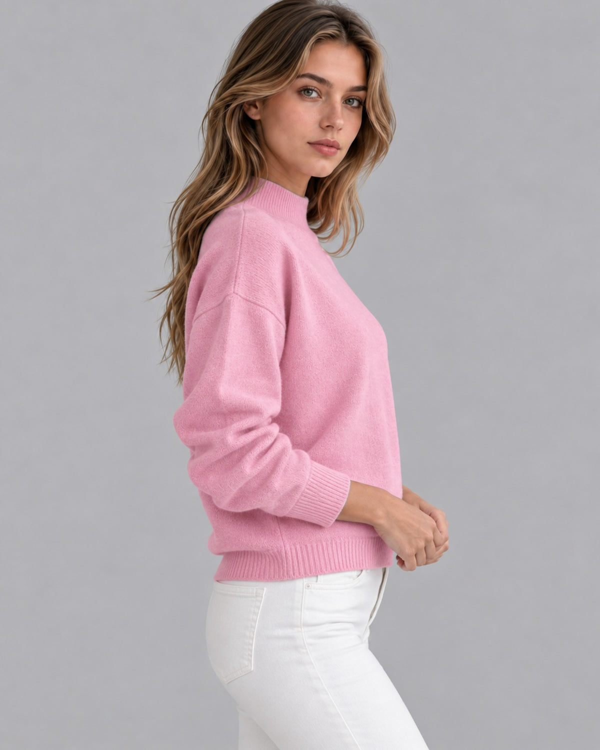 Women's Knitted Roll Neck Jumper | Classic Turtleneck