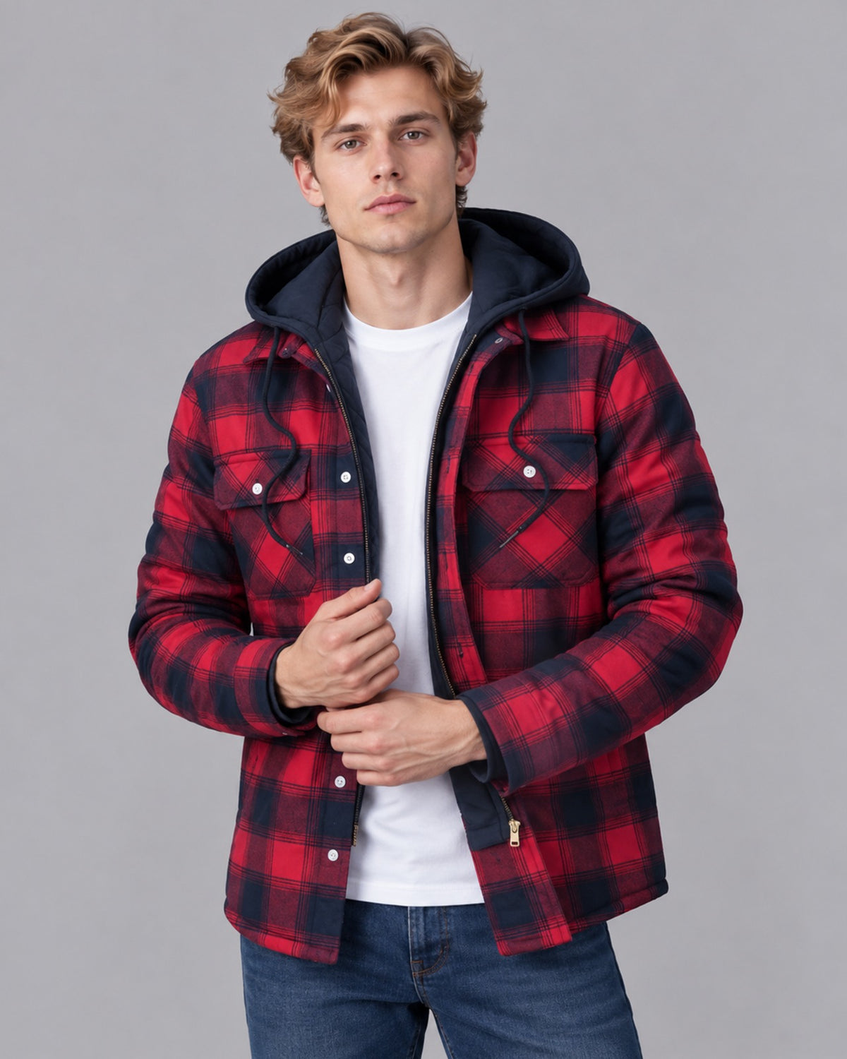 Men’s Check Flannel Jacket