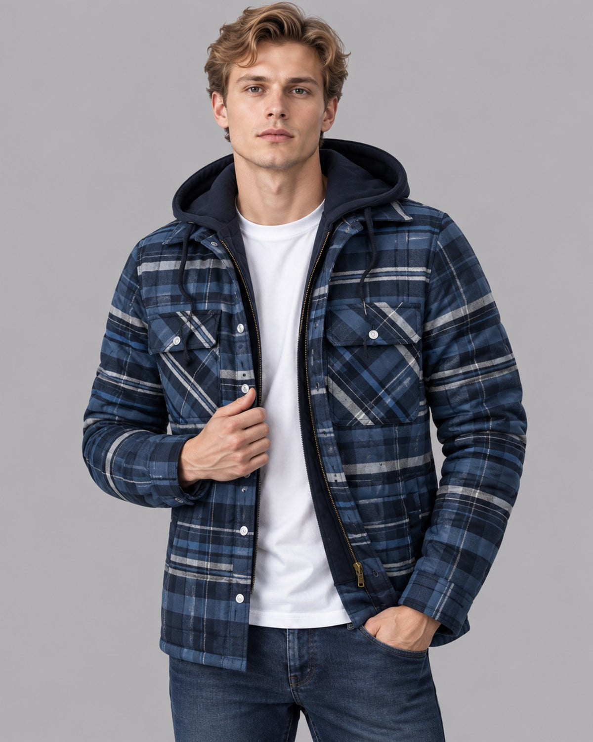 Men’s Check Flannel Jacket