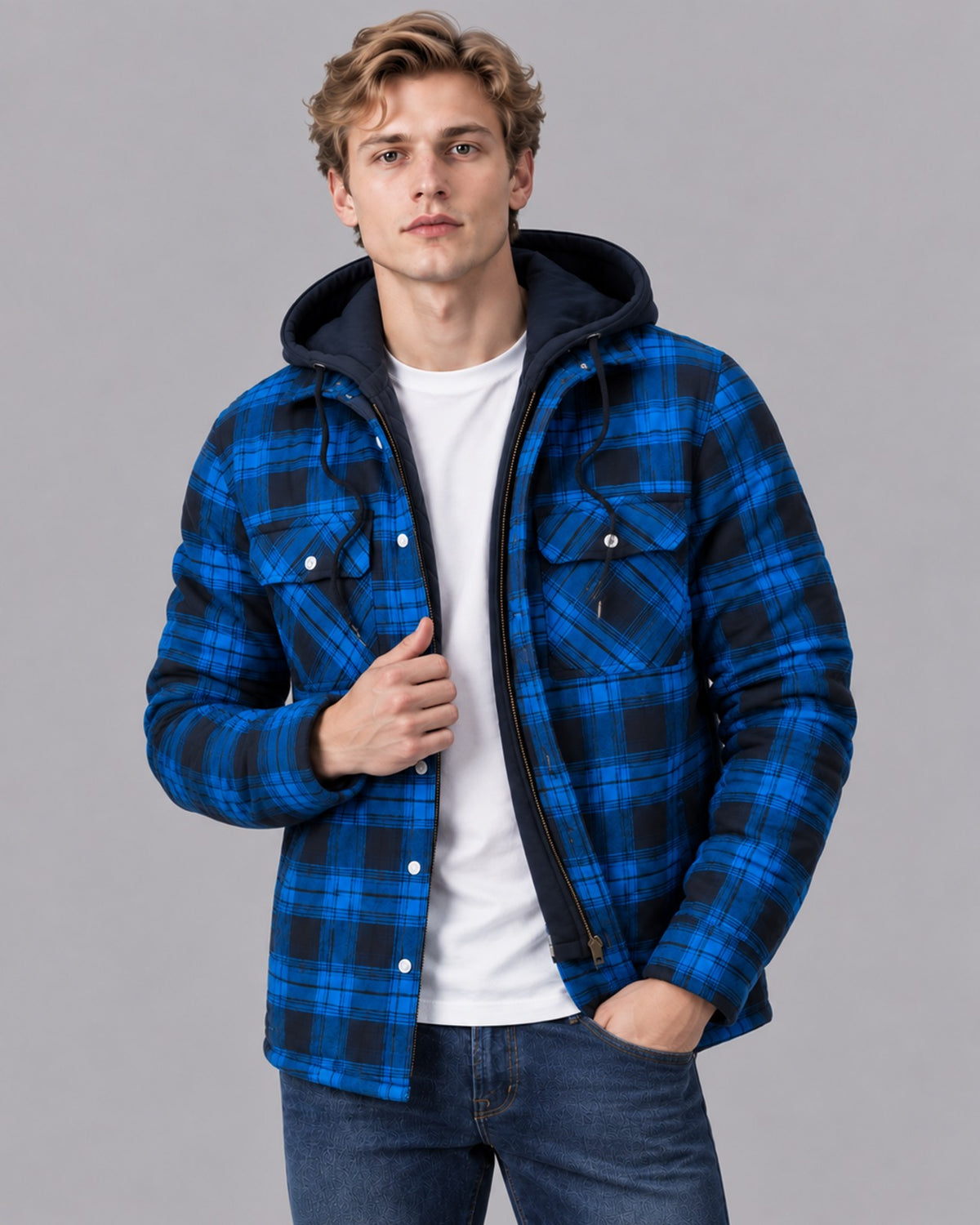Men’s Check Flannel Jacket