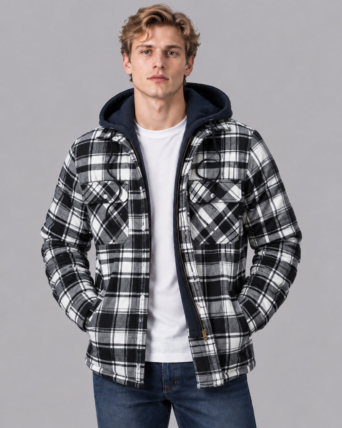 Men’s Check Flannel Jacket