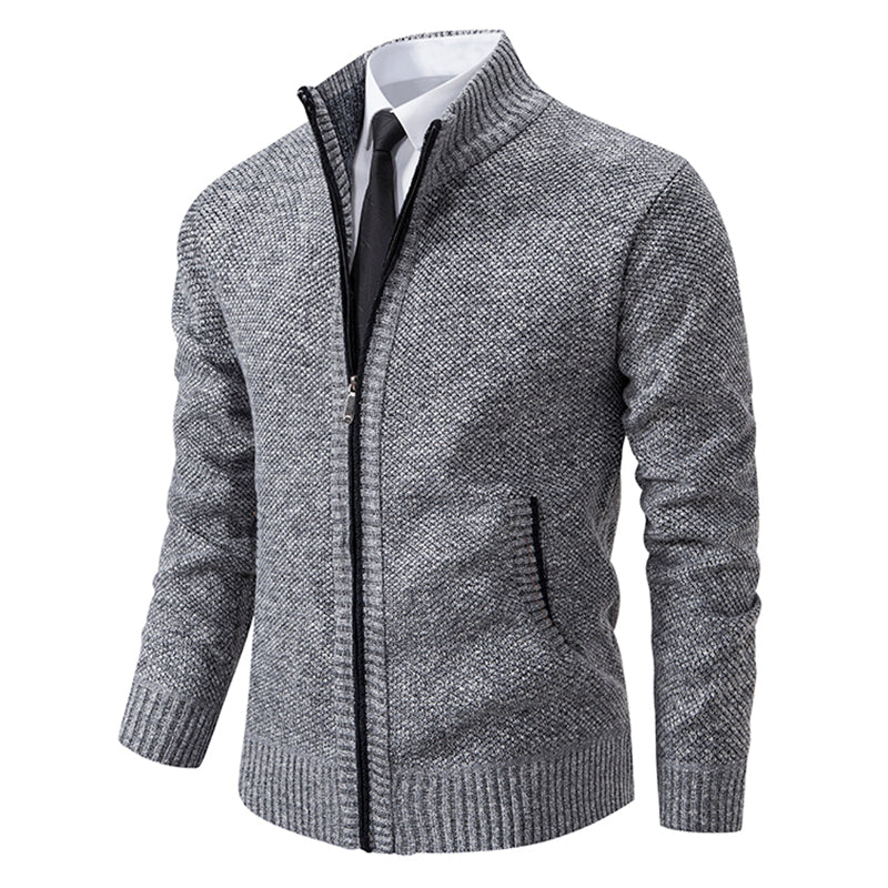 Full Zip Knit Cardigan