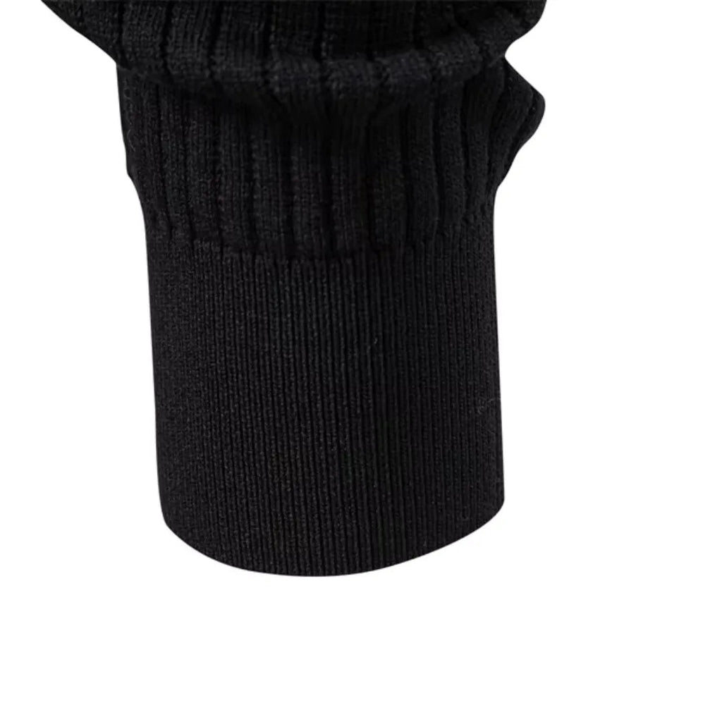 Men's Button Detail Crew Neck Sweater