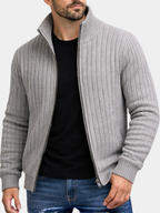Classic Elegant Zip Cardigan For Men