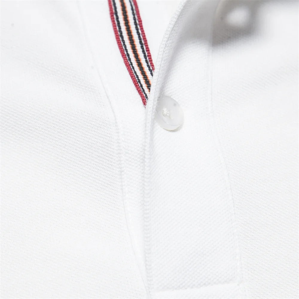 Men's Embroidered Classic Polo Shirt