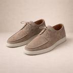Men's Suede Lace-Up Loafers