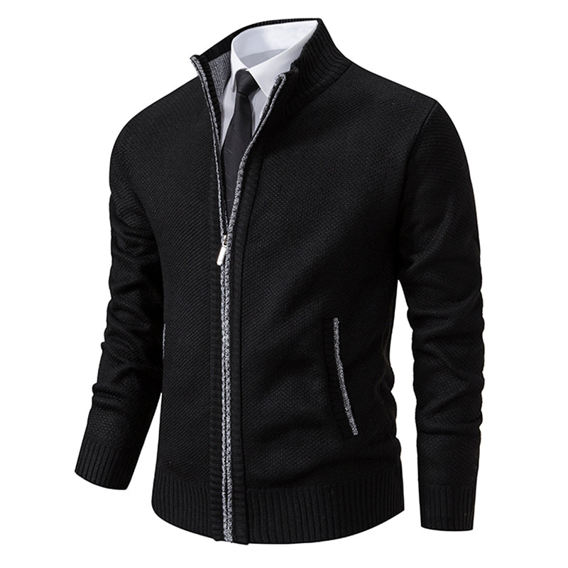 Full Zip Knit Cardigan