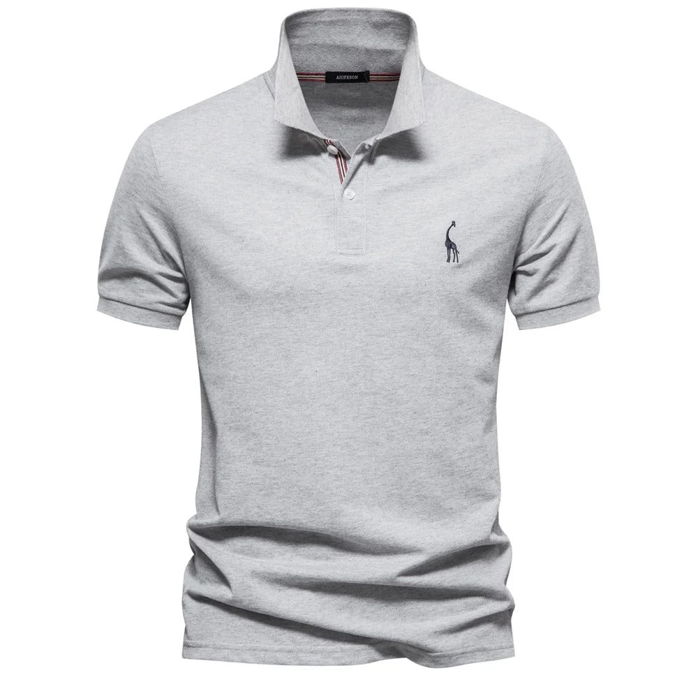 Men's Embroidered Classic Polo Shirt