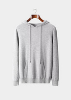 Fine Knit Wool Hoodie