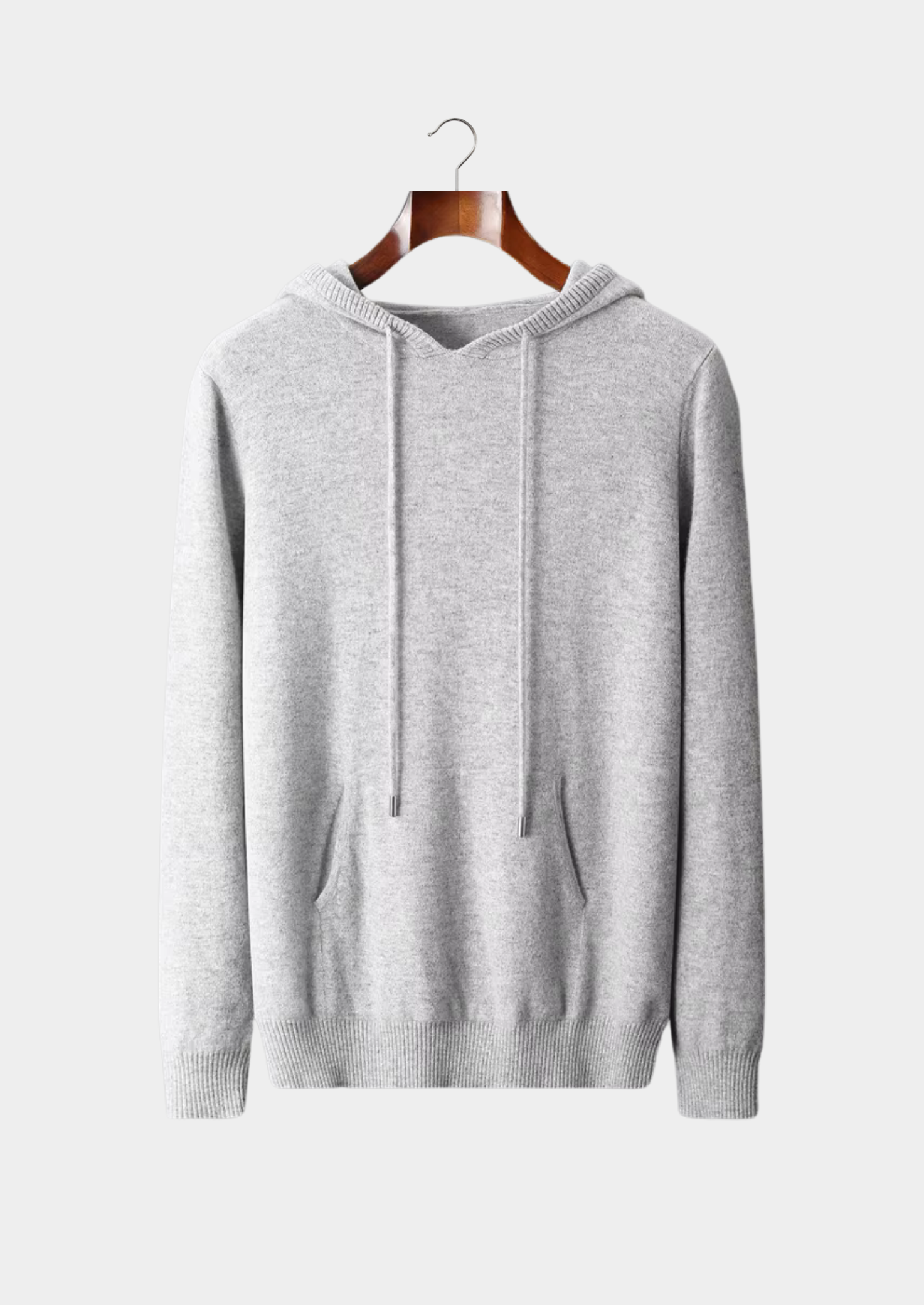 Fine Knit Wool Hoodie