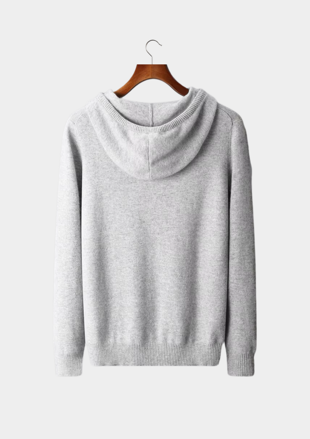 Fine Knit Wool Hoodie