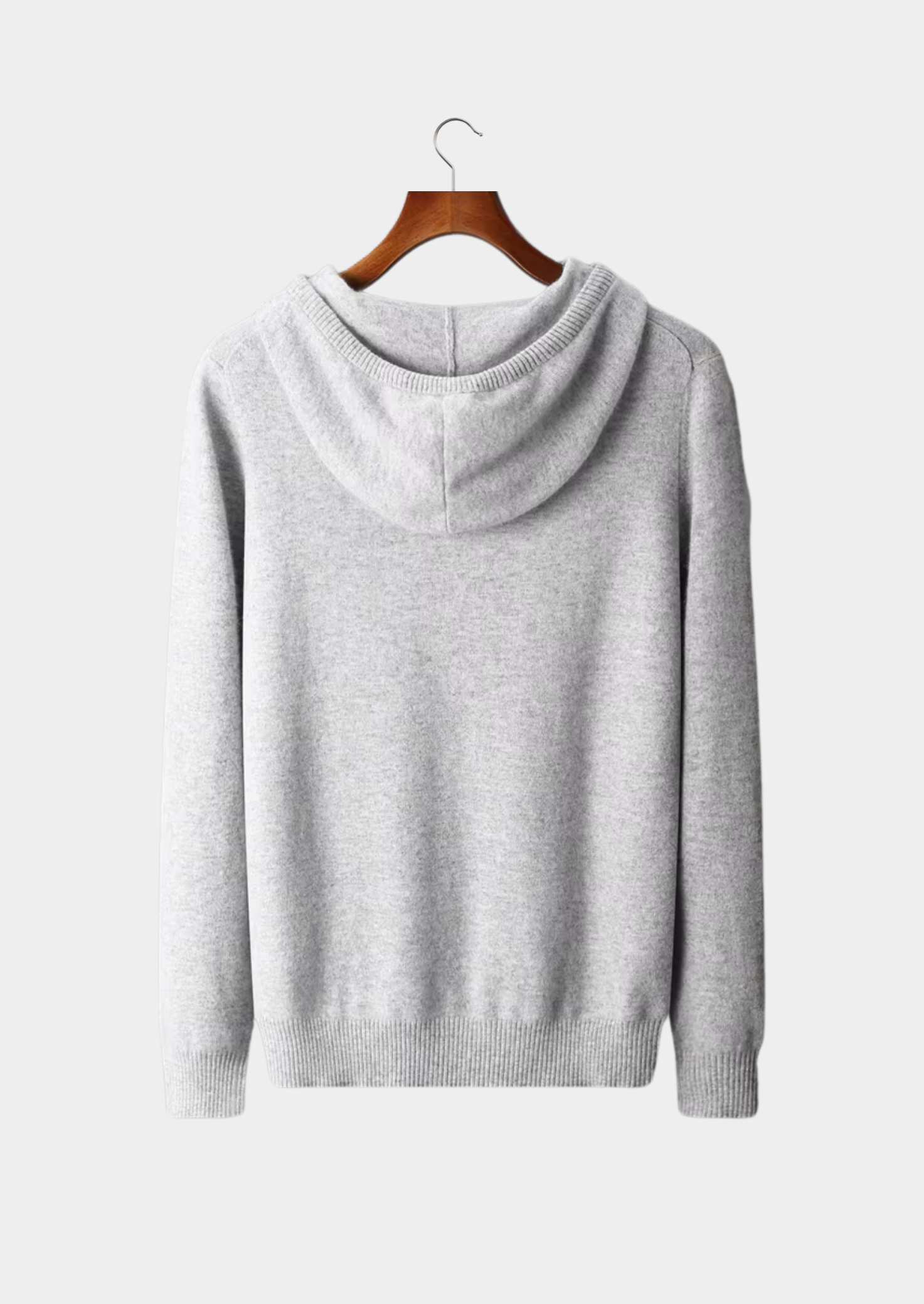 Fine Knit Wool Hoodie