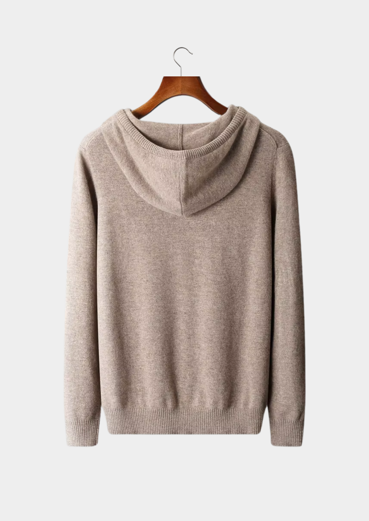 Fine Knit Wool Hoodie