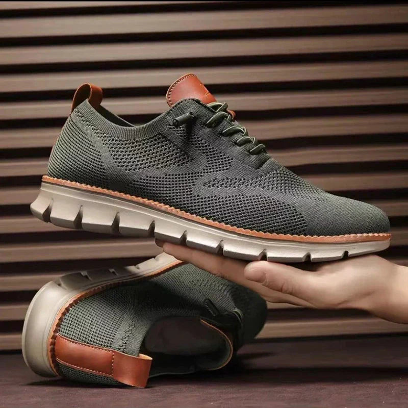 Men's Casual Trainers with Lace-Up Design