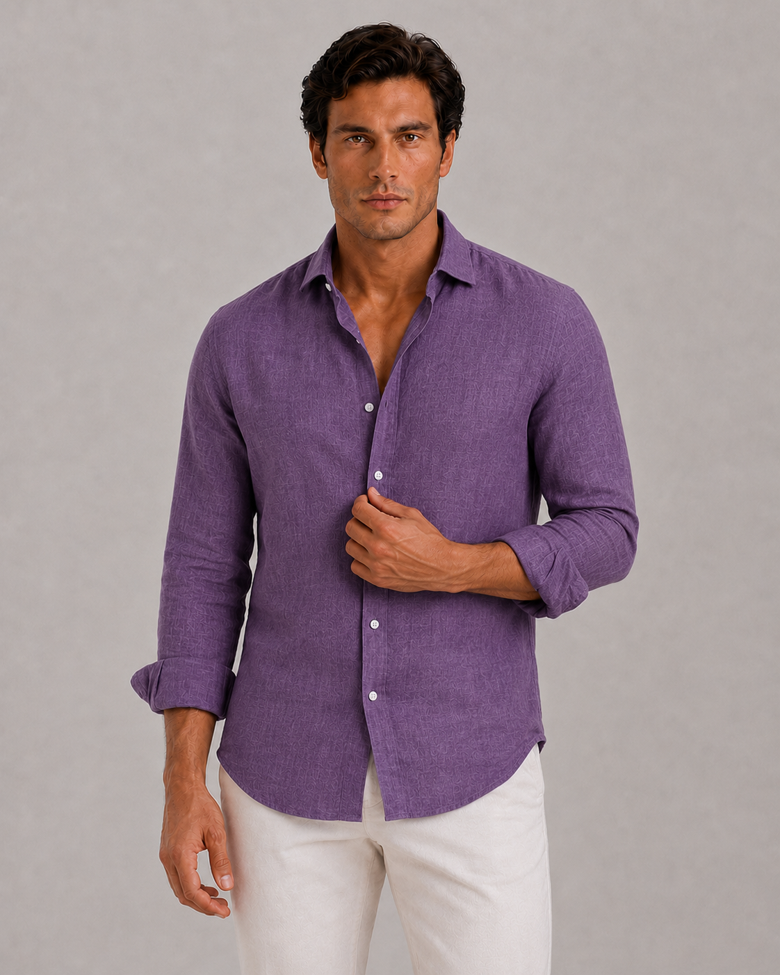 Men's Linen Casual Shirt