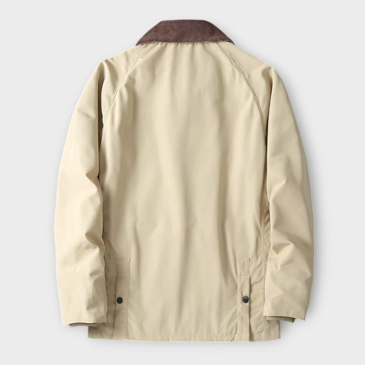 Men's Utility Jacket with Plaid Lining